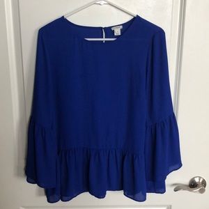 Blue J. Crew Factory Blouse